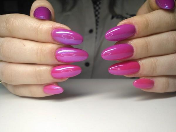 manicure dłoni kolorowe paznokcie